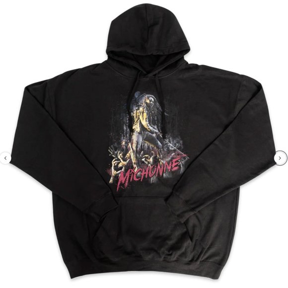 THE WALKING DEAD MICHONNE HOODED SWEATSHIRT UNISEX - Picture 1 of 12